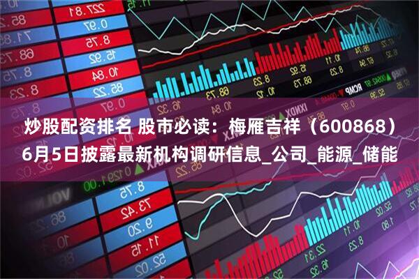 炒股配资排名 股市必读：梅雁吉祥（600868）6月5日披露最新机构调研信息_公司_能源_储能
